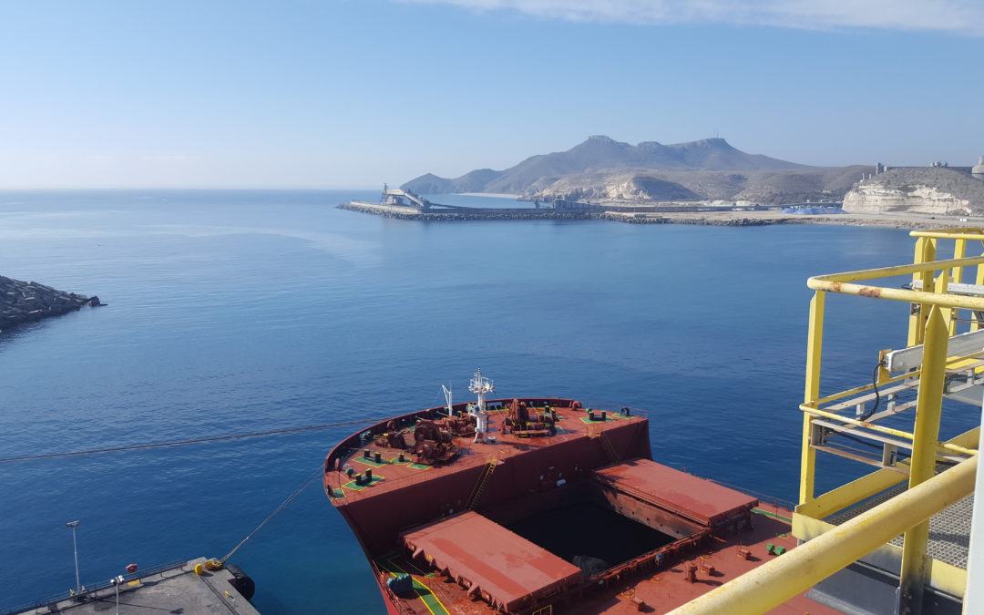 Descargadora de Buques terminal portuaria ENDESA CARBONERAS