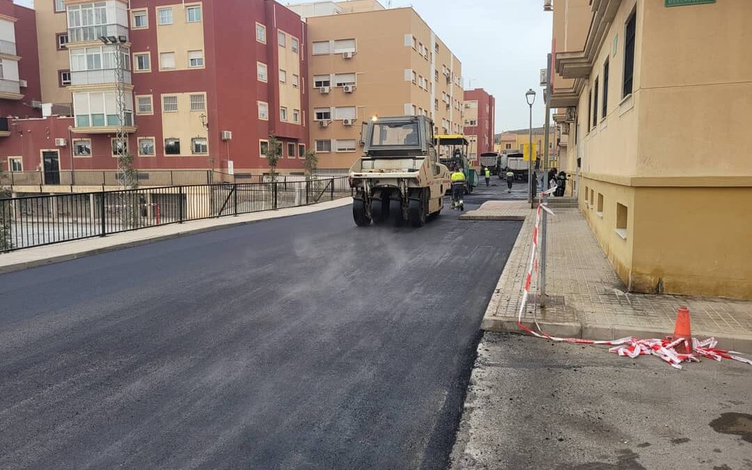 Proyecto y dirección de obra de PLAN DE ASFALTADO en calles de HUERCAL de ALMERÍA